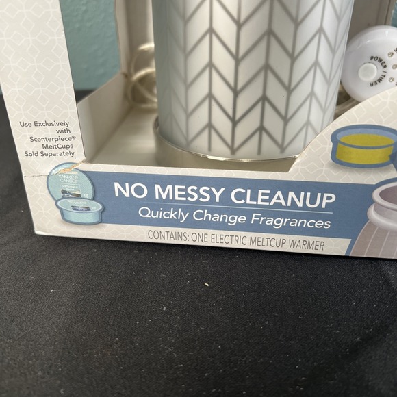 Yankee Candle Scenterpiece-Arrowhead Electric Easy Melt Cup Warmer-Timer EUC - Picture 3 of 7